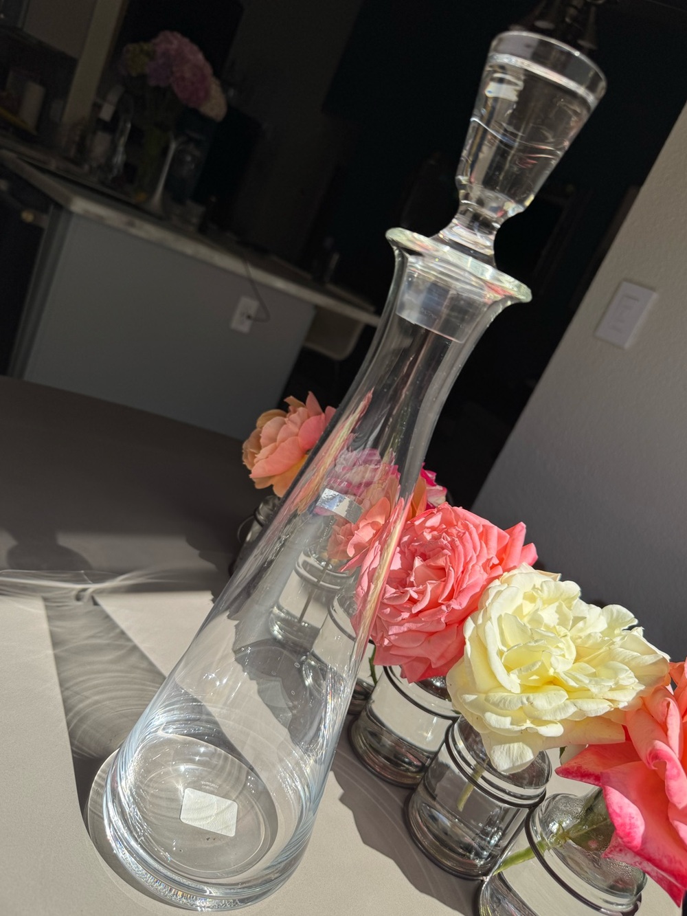 Marquis by Waterford Wine Decanter 13” Crystal Glass Stopper NWT Slovakia